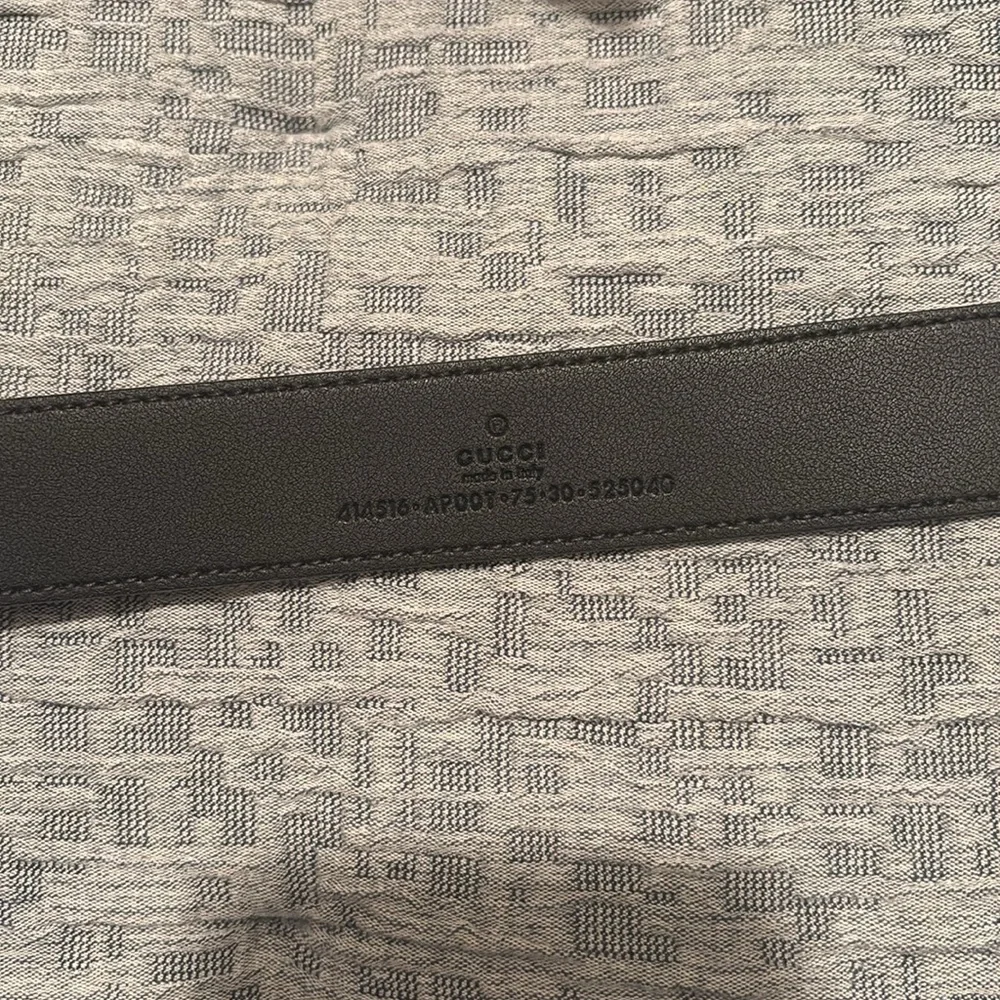 Gucci Black Leather Belt with Gold Double G Buckle